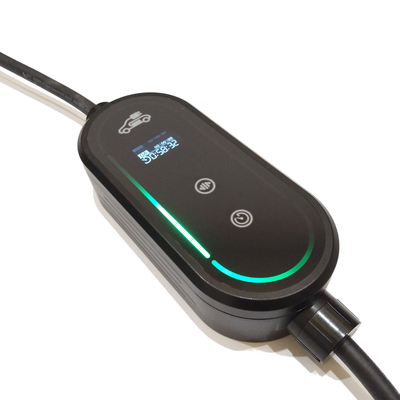 8A10A13A16A ที่ชาร์จที่บ้าน AC 11KW โหมด 2 เครื่องชาร์จ EV แบบพกพา