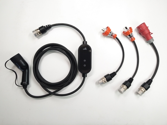 10A 250V 3kW โหมด 2 เครื่องชาร์จ EV SAE J772 พร้อมปลั๊ก AU / NZ 10A