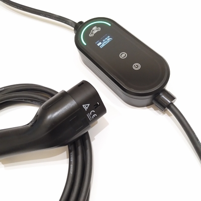 3.6KW ชาร์จ EV ประเภท 2 พกพาพร้อมการปรับกระแสไฟฟ้า