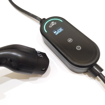 เครื่องชาร์จแบบพกพา AC EV 3.6kW 7.4kW 11kW พร้อมการปรับกระแสไฟ