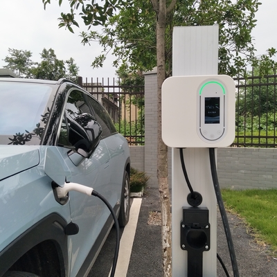IP65 32Amp 22kW AC EV สถานีชาร์จ Wallbox กับการชาร์จช้า