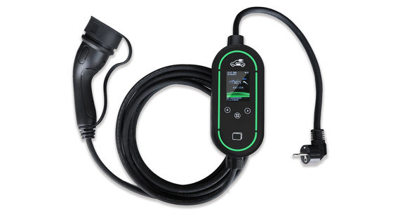 ซื้อ ชาร์จรถยนต์พกพาขนาด 11kW พร้อมการจัดอันดับ IP67 และจอ LCD ขนาด 2.4 นิ้ว สําหรับใช้ในบ้าน การผลิตออนไลน์
