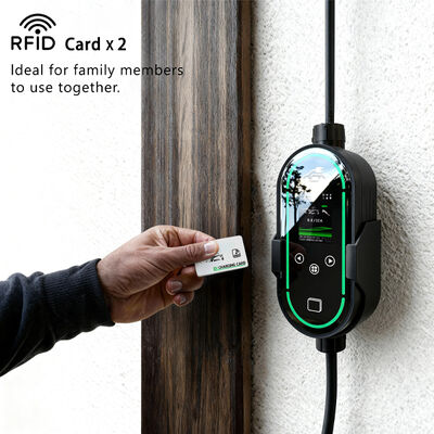 ซื้อ เครื่องชาร์จ EV แบบพกพาพร้อมการป้องกัน IP67 กระแสไฟขาออกสูงสุด 16A และหน้าจอ OLED ขนาด 2.4 นิ้ว การผลิตออนไลน์