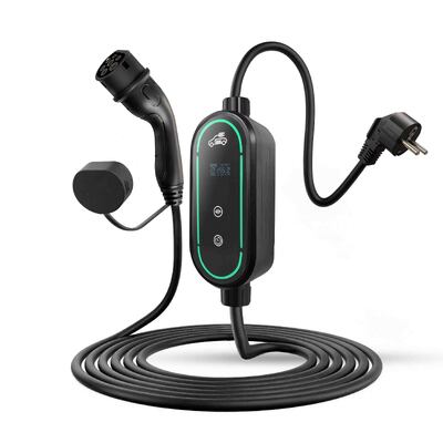ซื้อ เครื่องชาร์จแบบพกพา AC EV 3.6kW 7.4kW 11kW พร้อมการปรับกระแสไฟ การผลิตออนไลน์