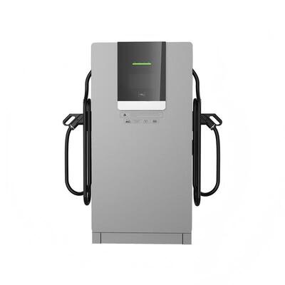 ซื้อ เครื่องชาร์จไฟฟ้าไฟฟ้าแบบเร็วแบบ DC 60kW พร้อมเครื่องเชื่อม CCS2 สองสายสําหรับสถานีชาร์จพาณิชย์ การผลิตออนไลน์
