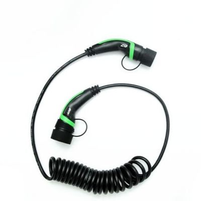 ซื้อ ANS Green 16A Type 2 To Type 2 EV สายเคเบิล ปลั๊กตัวผู้ 1 เฟสกับปลั๊กตัวเมีย การผลิตออนไลน์