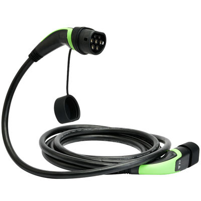 IP66 Type 2 ถึง Type 2 EV สายชาร์จรถยนต์ไฟฟ้า 3 Phase