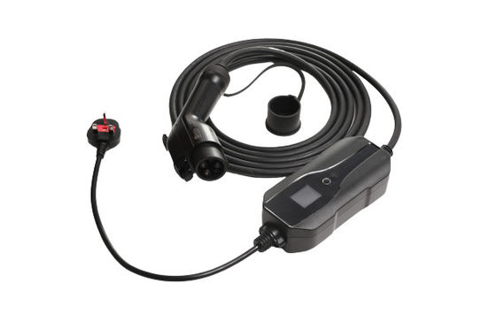 ซื้อ หน้าแรก 10A 250V เครื่องชาร์จ EV แบบพกพา 2.4kW พร้อมปลั๊ก BS1363 UK การผลิตออนไลน์