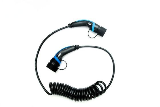 16A Type 2 ถึง Type 2 สายชาร์จรถยนต์ไฟฟ้า 1 เฟส AC European Standard