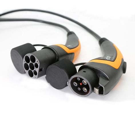 ซื้อ Type 1 ถึง Type 2 5m สายชาร์จรถยนต์ไฟฟ้าพร้อมขั้วต่อ IEC 62196 Type 2 การผลิตออนไลน์