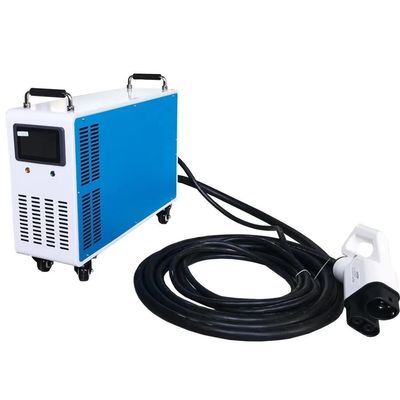 DC Fast Quick 15KW 38A เครื่องชาร์จ EV แบบพกพา IP43 วัสดุ TPU เกรดป้องกัน