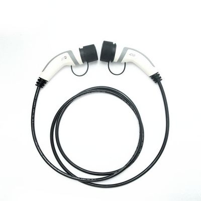 16A 1 เฟส 5 ม. Iec 62196 ปลั๊ก Ev ชายสำหรับสถานีชาร์จประเภทด้านข้าง 2 ถึง Type 2 ev สายชาร์จ