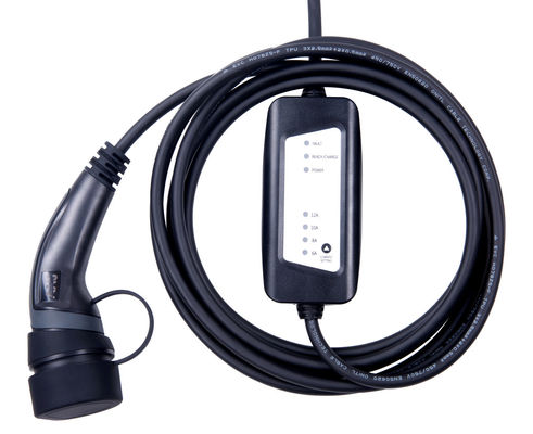 IEC 62196 Type 2 EVSE Home Charger 16A 250V พร้อมกระแสไฟปรับได้