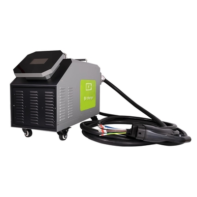 ใหม่ CCS CHAdeMO GBT แบบพกพา 380V 3 เฟส 30kw dc ยานพาหนะ ev รถเครื่องชาร์จรถยนต์ไฟฟ้า