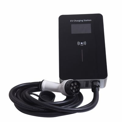 ราคาดี 16A 400V 11kW E สถานีชาร์จรถยนต์ไฟฟ้ารถยนต์เสียบสถานีพร้อมการ์ด RFID ออนไลน์