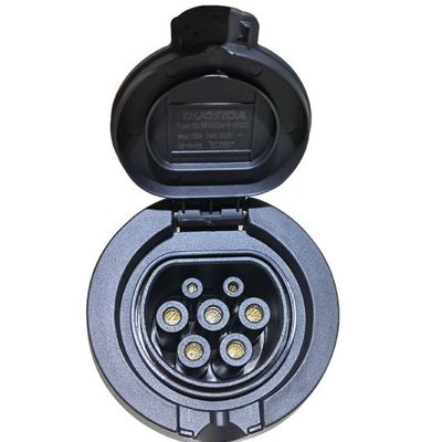 ราคาดี UL94 V-0 32A EV อุปกรณ์ชาร์จ Type 2 ซ็อกเก็ตชาร์จ ออนไลน์