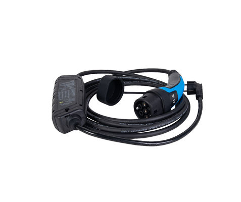 ราคาดี OEM EVSE Type 2 เครื่องชาร์จ EV แบบพกพาเฟสเดียว 5 เมตรสายเคเบิล ออนไลน์