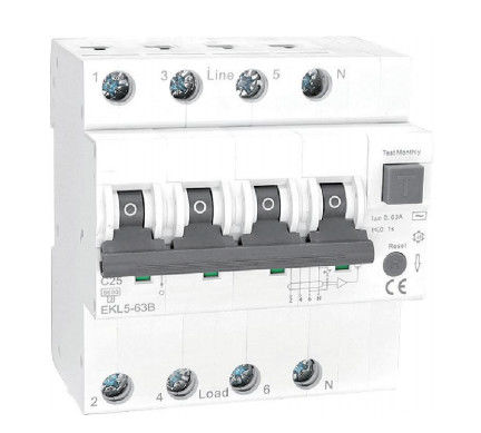 ราคาดี 0.03mA RCD RCCB RCBO Circuit Breaker Type B 4 ขั้วสำหรับการป้องกัน ออนไลน์
