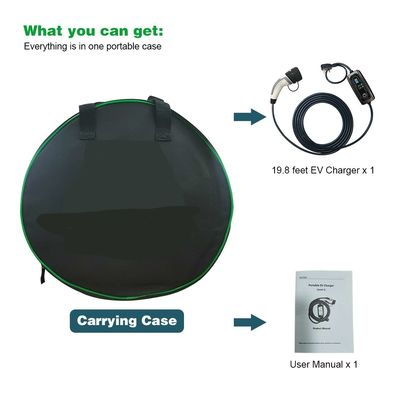 ราคาดี ANS 6A-16A Type 2 EV Charger สายชาร์จ EV UK ปรับแต่งการชาร์จ ออนไลน์