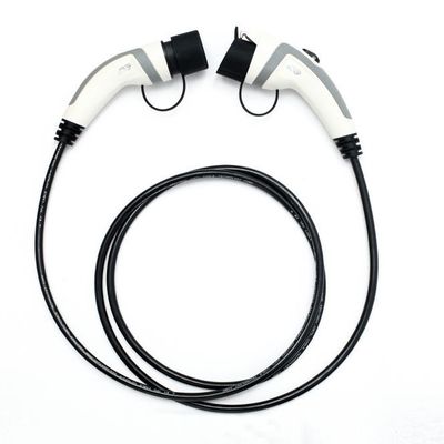 ราคาดี TUV Type 1 ถึง Type 2 16A TPU EV Charger Cable White Cladding ออนไลน์
