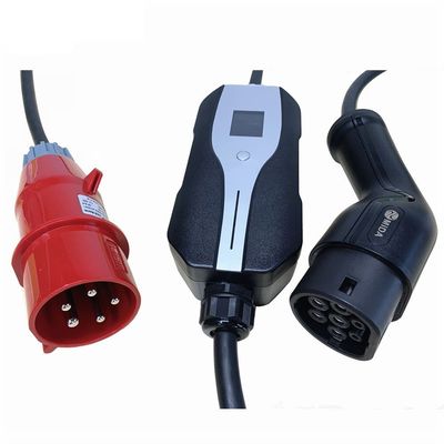 ราคาดี SAE J1772 Type 1 แบบพกพาระดับ 2 EV Charger EVSE Switchable พร้อม CEE Plug ออนไลน์