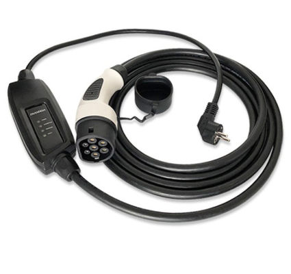 ราคาดี IEC 62196 Type 2 เครื่องชาร์จแบบพกพา 16A 250V 3.6kW พร้อม Schuko Plug Duosida ออนไลน์
