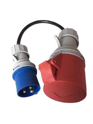 ราคาดี 32A 250V 5 พินถึง 3 พินอะแดปเตอร์ IEC 60309 ปลั๊กอะแดปเตอร์สำหรับ CEE สีแดงเป็นสีน้ำเงิน CEE ออนไลน์